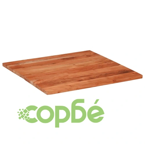 Плот за маса 80x80x3,8 см квадратен масивна акация ➤ топ цена ➤ sorbe.bg