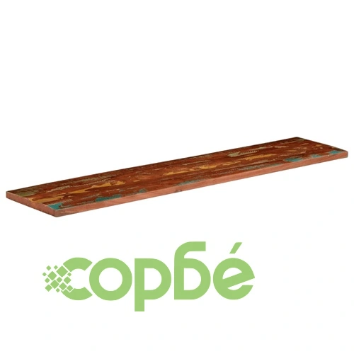 Плот за маса 160x40x2,5 см правоъгълен регенерирано дърво масив ➤ топ цена ➤ sorbe.bg