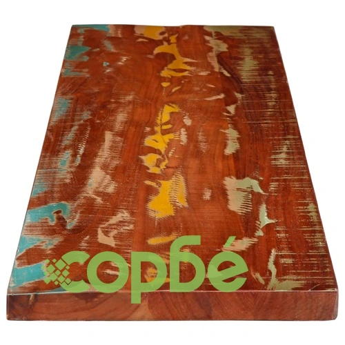 Плот за маса 160x40x2,5 см правоъгълен регенерирано дърво масив ➤ топ цена ➤ sorbe.bg