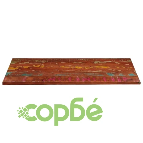 Плот за маса 160x50x2,5 см правоъгълен регенерирано дърво масив ➤ топ цена ➤ sorbe.bg