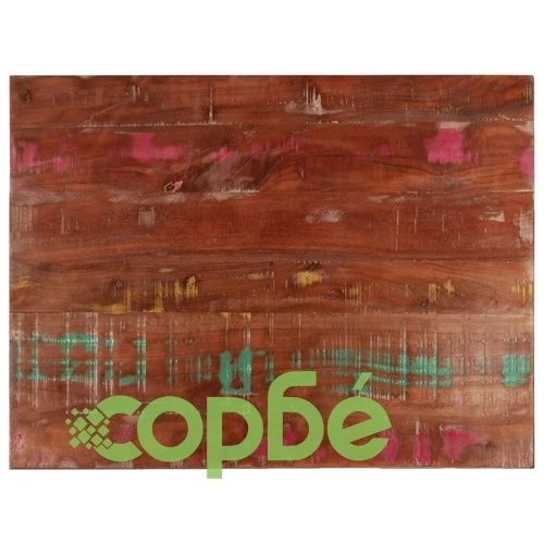 Плот за маса 80x70x2,5 см правоъгълен регенерирано дърво масив ➤ топ цена ➤ sorbe.bg