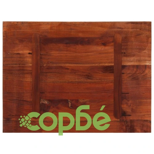 Плот за маса 80x70x2,5 см правоъгълен регенерирано дърво масив ➤ топ цена ➤ sorbe.bg