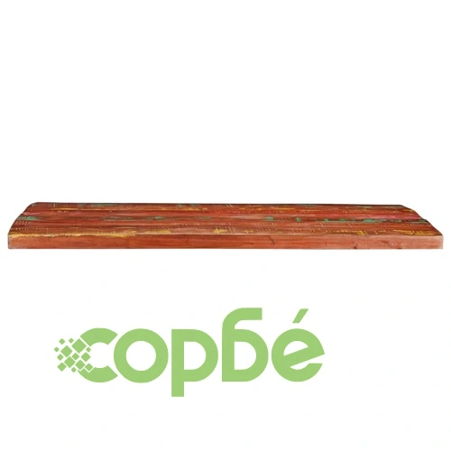 Плот за маса 110x80x2,5 см правоъгълен регенерирано дърво масив ➤ топ цена ➤ sorbe.bg