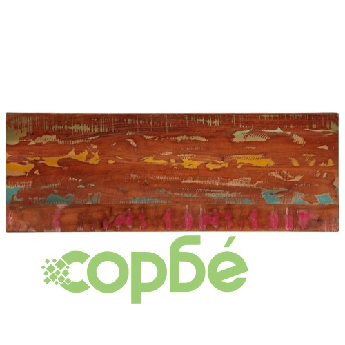 Плот за маса 140x60x3,8 см правоъгълен регенерирано дърво масив ➤ топ цена ➤ sorbe.bg