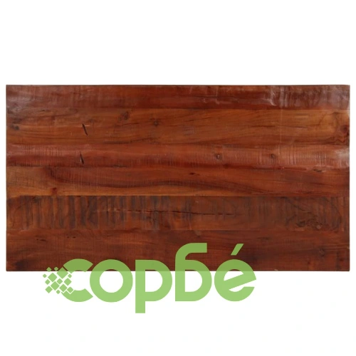 Плот за маса 120x60x3,8 см правоъгълен регенерирано дърво масив ➤ топ цена ➤ sorbe.bg