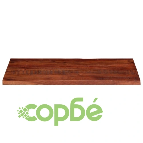 Плот за маса 120x60x3,8 см правоъгълен регенерирано дърво масив ➤ топ цена ➤ sorbe.bg