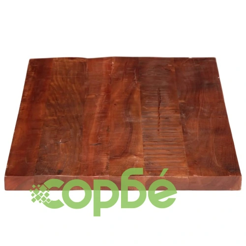 Плот за маса 120x60x3,8 см правоъгълен регенерирано дърво масив ➤ топ цена ➤ sorbe.bg