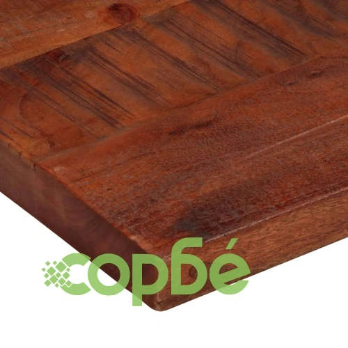 Плот за маса 120x60x3,8 см правоъгълен регенерирано дърво масив ➤ топ цена ➤ sorbe.bg