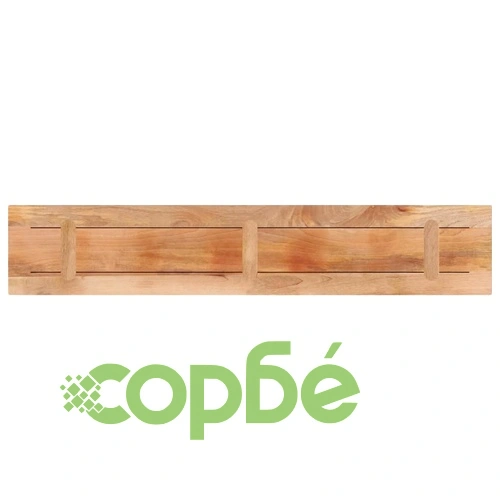 Плот за маса 180x20x2,5 см правоъгълен грубо дърво манго масив ➤ топ цена ➤ sorbe.bg