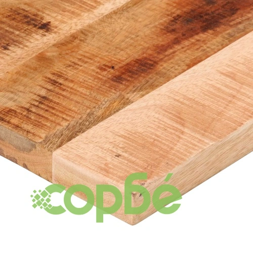 Плот за маса 180x20x2,5 см правоъгълен грубо дърво манго масив ➤ топ цена ➤ sorbe.bg