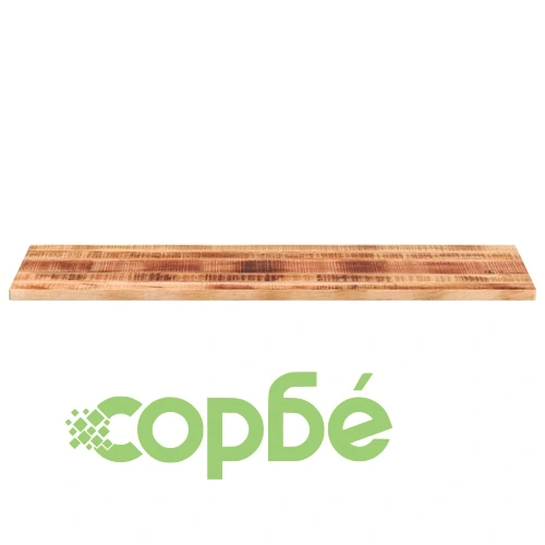 Плот за маса 140x50x2,5см правоъгълен масивно дърво грубо манго ➤ топ цена ➤ sorbe.bg