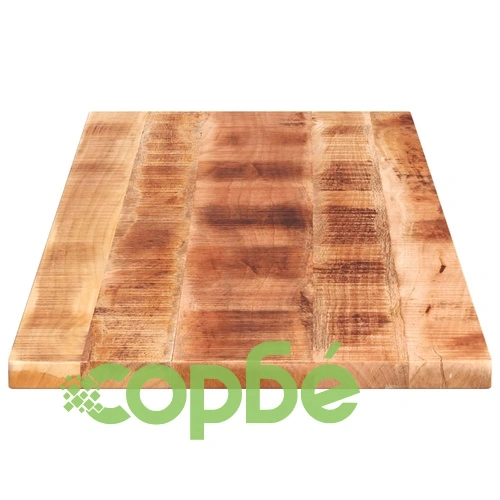 Плот за маса 160x50x2,5см правоъгълен масивно дърво грубо манго ➤ топ цена ➤ sorbe.bg