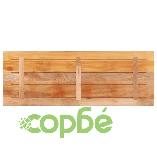 Плот за маса 160x50x2,5см правоъгълен масивно дърво грубо манго ➤ топ цена ➤ sorbe.bg