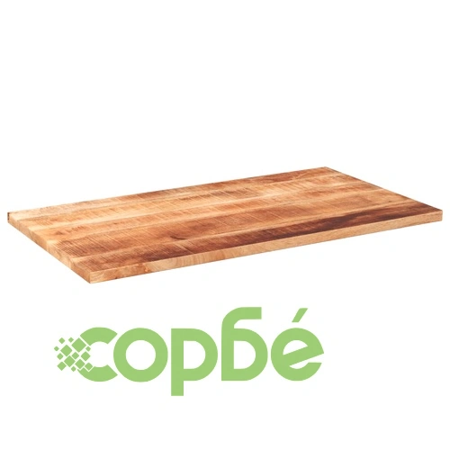 Плот за маса 110x70x2,5см правоъгълен масивно дърво грубо манго ➤ топ цена ➤ sorbe.bg