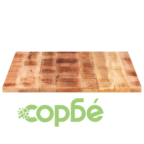 Плот за маса 110x80x2,5см правоъгълен масивно дърво грубо манго ➤ топ цена ➤ sorbe.bg