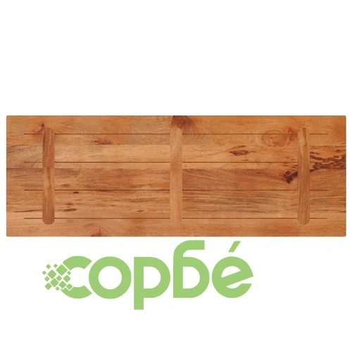 Плот за маса, 140x50x2,5 см, правоъгълен, манго масив ➤ топ цена ➤ sorbe.bg