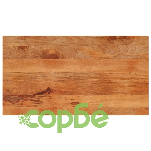 Плот за маса, 120x60x3,8 см, правоъгълен, манго масив ➤ топ цена ➤ sorbe.bg