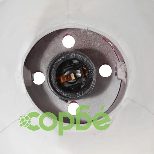 Настолна лампа 25 W състарено червено 23x18x96 см E27 ➤ топ цена ➤ sorbe.bg