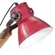 Настолна лампа 25 W състарено червено 23x18x96 см E27