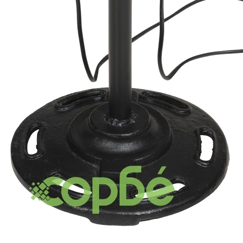Подова лампа 25 W винтидж състарено червено 25x25x90/140 см E27 ➤ топ цена ➤ sorbe.bg