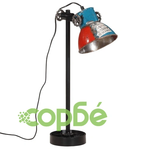 Настолна лампа 25 W многоцветна 15x15x55 см E27 ➤ топ цена ➤ sorbe.bg