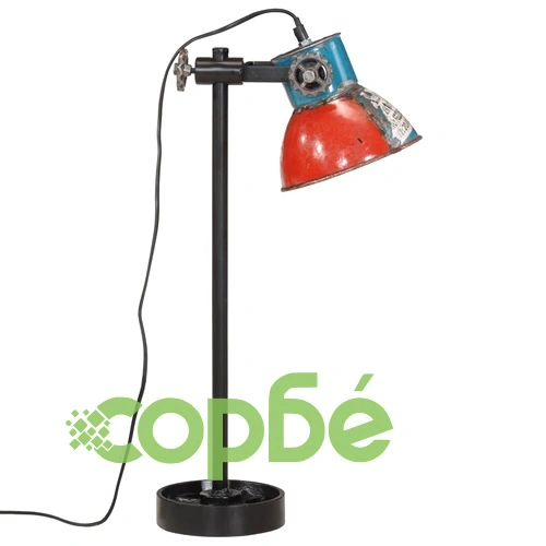 Настолна лампа 25 W многоцветна 15x15x55 см E27 ➤ топ цена ➤ sorbe.bg