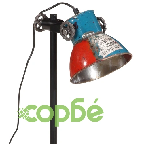 Настолна лампа 25 W многоцветна 15x15x55 см E27 ➤ топ цена ➤ sorbe.bg
