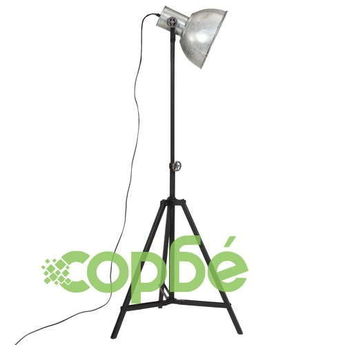 Подова лампа, 25 W, винтидж, сребриста, 61x61x90/150 см, E27 ➤ топ цена ➤ sorbe.bg