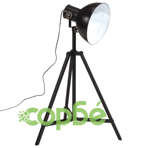 Подова лампа, 25 W, черна, 61x61x90/150 см, E27 ➤ топ цена ➤ sorbe.bg