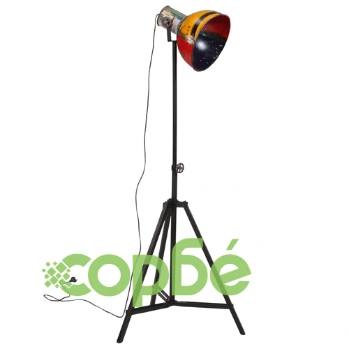 Подова лампа, 25 W, многоцветна, 61x61x90/150 см, E27 ➤ топ цена ➤ sorbe.bg