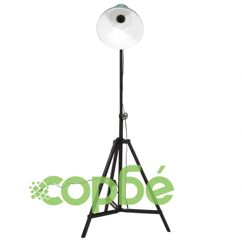 Подова лампа 25 W винтидж състарено синьо 61x61x90/150 см E27 ➤ топ цена ➤ sorbe.bg