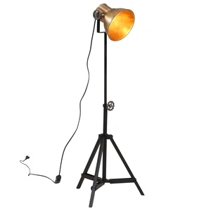 Подова лампа, 25 W, античен месинг, 35x35x65/95 см, E27