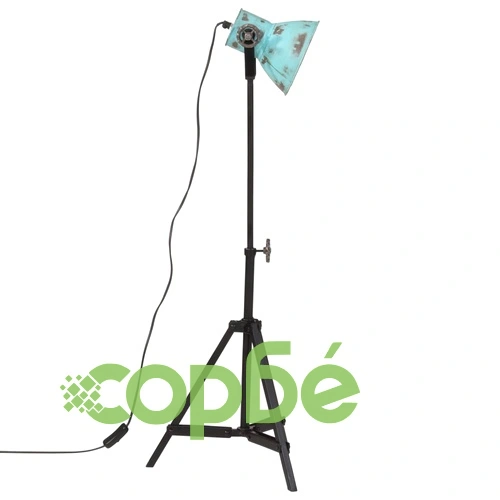 Подова лампа 25 W винтидж състарено синьо 35x35x65/95 см E27 ➤ топ цена ➤ sorbe.bg
