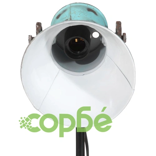 Подова лампа 25 W винтидж състарено синьо 35x35x65/95 см E27 ➤ топ цена ➤ sorbe.bg
