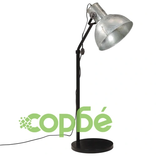 Подова лампа, 25 W, винтидж, сребриста, 30x30x90-150 см, E27 ➤ топ цена ➤ sorbe.bg