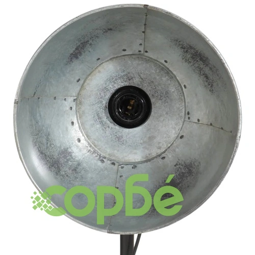 Подова лампа, 25 W, винтидж, сребриста, 30x30x90-150 см, E27 ➤ топ цена ➤ sorbe.bg
