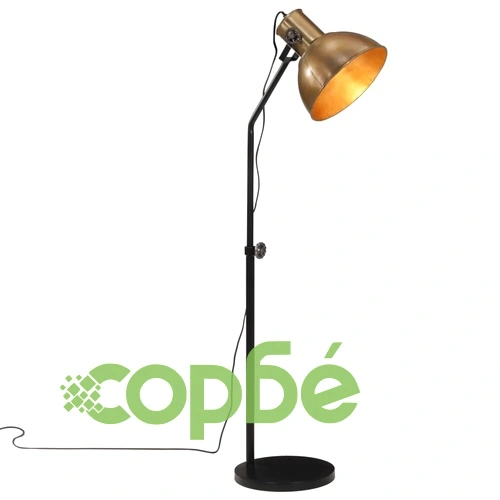 Подова лампа, 25 W, античен месинг, 30x30x90-150 см, E27 ➤ топ цена ➤ sorbe.bg