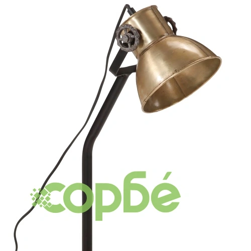 Настолна лампа 25 W, античен месинг, 17x17x60 см, E27 ➤ топ цена ➤ sorbe.bg