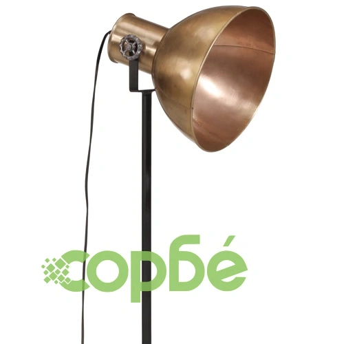 Подова лампа, 25 W, античен месинг, 75x75x90-150 см, E27 ➤ топ цена ➤ sorbe.bg