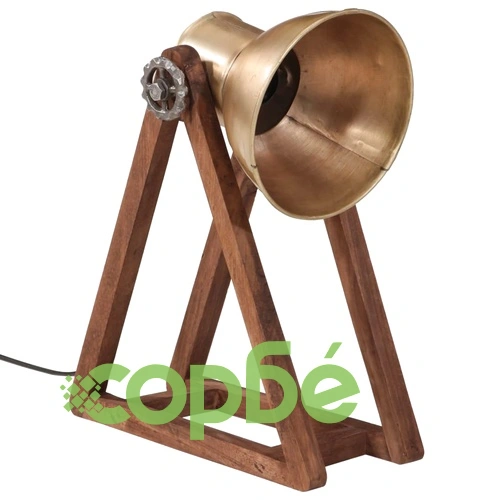 Настолна лампа 25 W, античен месинг, 30x17x40 см, E27 ➤ топ цена ➤ sorbe.bg