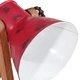 Настолна лампа 25 W състарено червено 30x17x40 см E27
