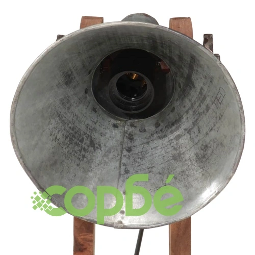 Настолна лампа, 25 W, винтидж, сребриста, 23x13x52 см, E27 ➤ топ цена ➤ sorbe.bg