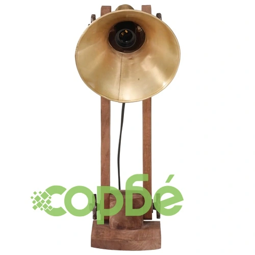 Настолна лампа 25 W, античен месинг, 23x13x52 см, E27 ➤ топ цена ➤ sorbe.bg