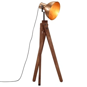 Подова лампа, 25 W, античен месинг, 45x45x120 см, E27