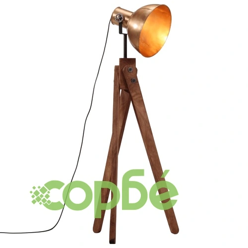 Подова лампа, 25 W, античен месинг, 45x45x120 см, E27 ➤ топ цена ➤ sorbe.bg