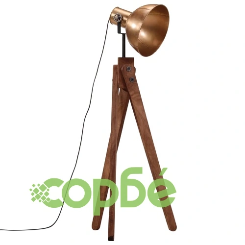 Подова лампа, 25 W, античен месинг, 45x45x120 см, E27 ➤ топ цена ➤ sorbe.bg