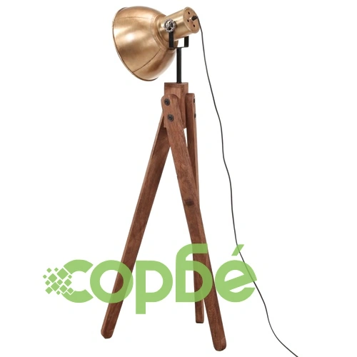 Подова лампа, 25 W, античен месинг, 45x45x120 см, E27 ➤ топ цена ➤ sorbe.bg