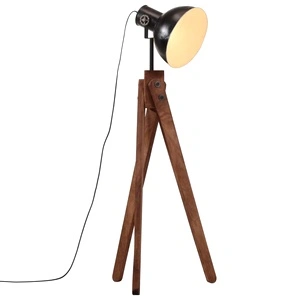Подова лампа, 25 W, черна, 45x45x120 см, E27