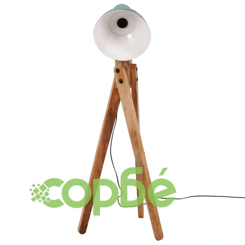 Подова лампа 25 W винтидж състарено синьо 45x45x120 см E27 ➤ топ цена ➤ sorbe.bg