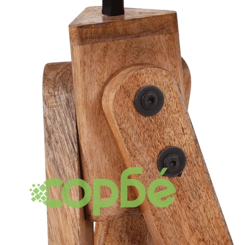 Подова лампа 25 W винтидж състарено червено 45x45x120 см E27 ➤ топ цена ➤ sorbe.bg